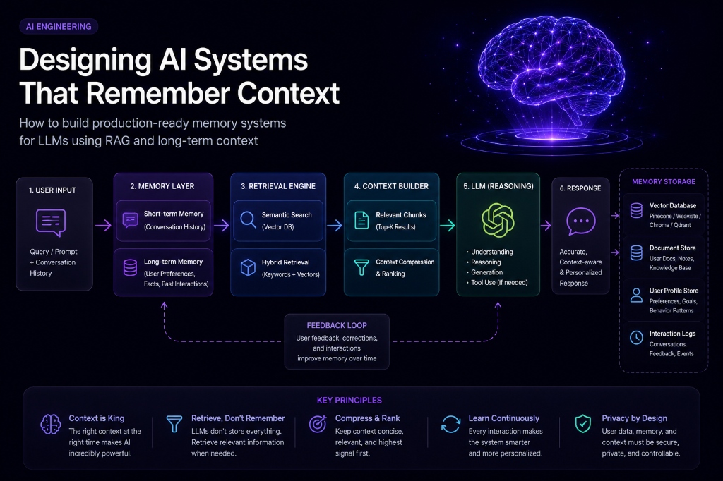 Designing AI Systems That Remember Context